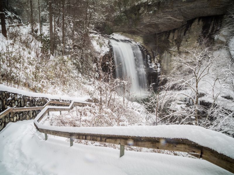 NC Waterfalls Are a MustSee in Winter Frozen Falls